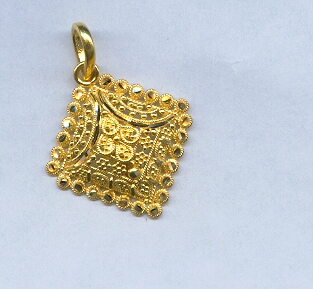 GOLD PENDENT PLAIN GENERAL