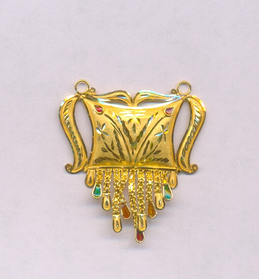GOLD PENDENT PLAIN GENERAL