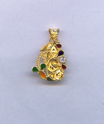 GOLD PENDENT PLAIN GENERAL