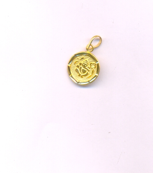 GOLD PENDENT PLAIN GENERAL