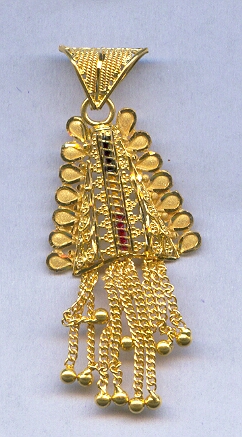 GOLD PENDENT PLAIN GENERAL