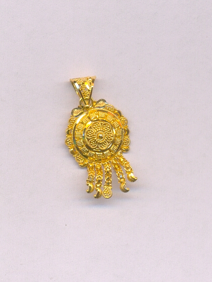 GOLD PENDENT PLAIN GENERAL