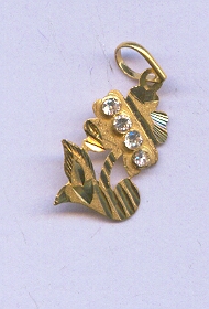 GOLD PENDENT PLAIN GENERAL