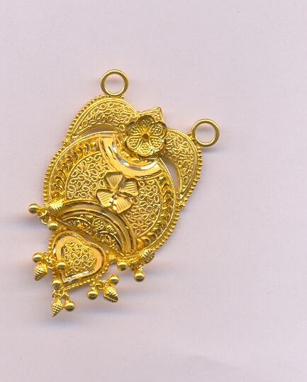 GOLD PENDENT PLAIN GENERAL