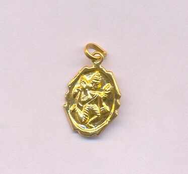 GOLD PENDENT PLAIN GENERAL