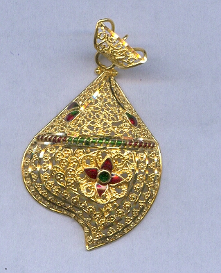 GOLD PENDENT PLAIN GENERAL