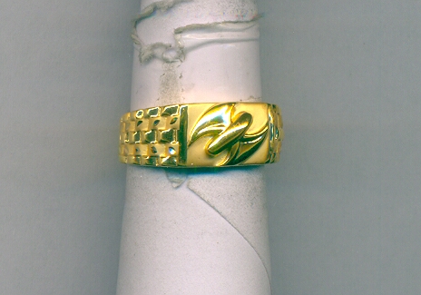 GOLD RING GENTS CASTING FANCY