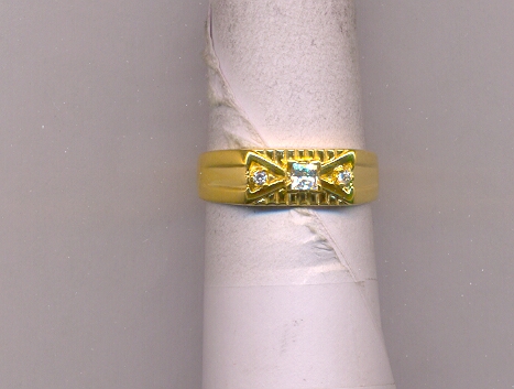 GOLD RING GENTS CASTING FANCY