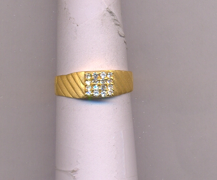 GOLD RING GENTS CASTING FANCY
