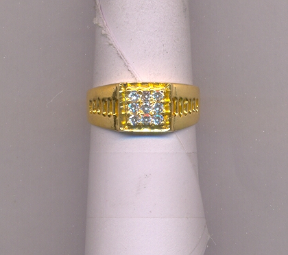 GOLD RING GENTS CASTING FANCY