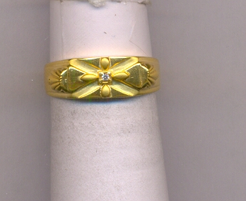 GOLD RING GENTS CASTING FANCY