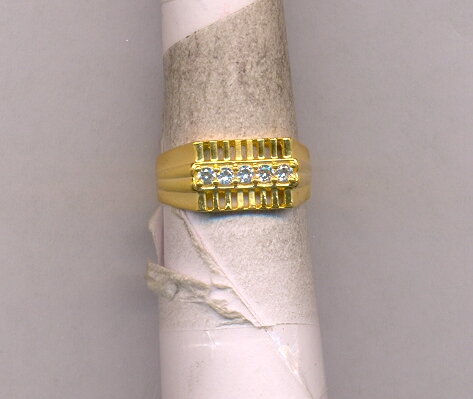 GOLD RING GENTS CASTING FANCY