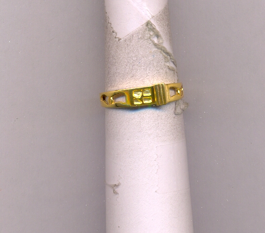 GOLD RING GENTS CASTING FANCY