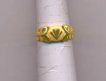 GOLD RING GENTS CASTING FANCY