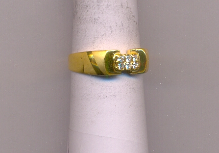 GOLD RING GENTS CASTING FANCY