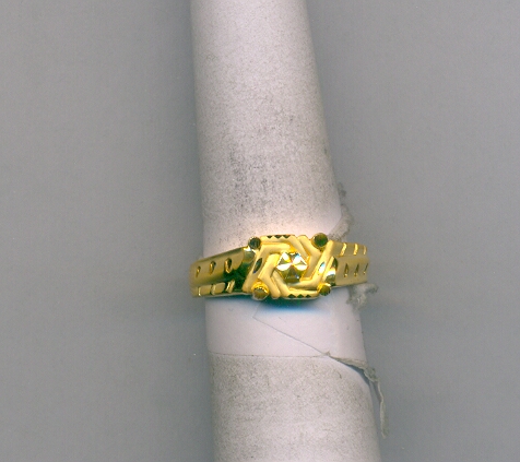 GOLD RING GENTS CASTING FANCY