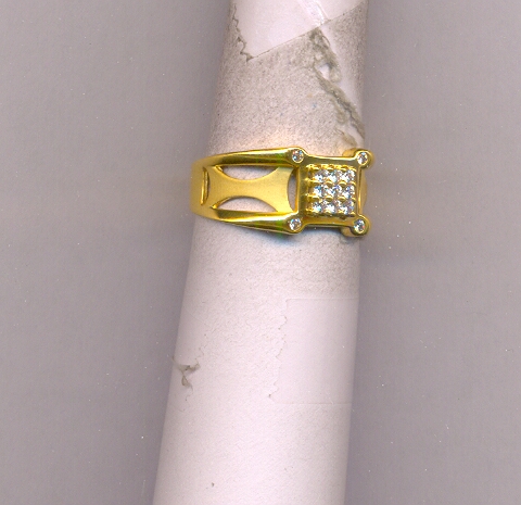 GOLD RING GENTS CASTING FANCY