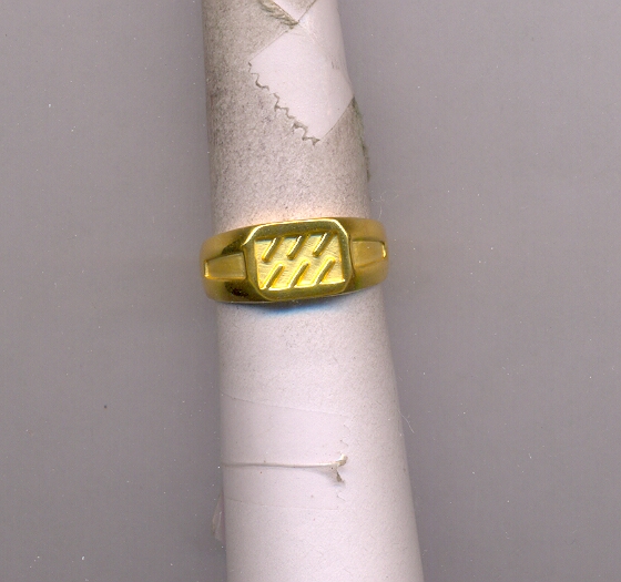 GOLD RING GENTS CASTING FANCY