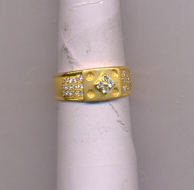 GOLD RING GENTS CASTING FANCY