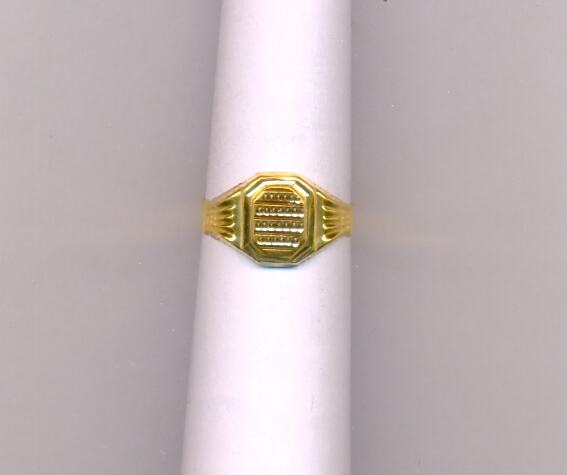 GOLD RING GENTS PLAIN