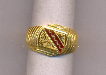 GOLD RING GENTS PLAIN EXCLUSIVE