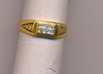 GOLD RING GENTS PLAIN EXCLUSIVE