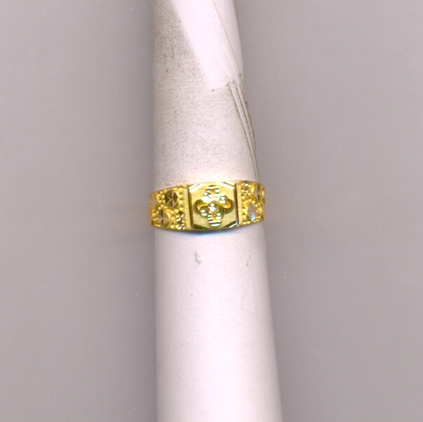 GOLD RING GENTS PLAIN EXCLUSIVE