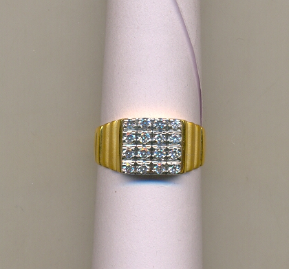GOLD RING GENTS PLAIN EXCLUSIVE