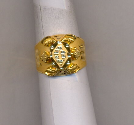 GOLD RING GENTS PLAIN EXCLUSIVE