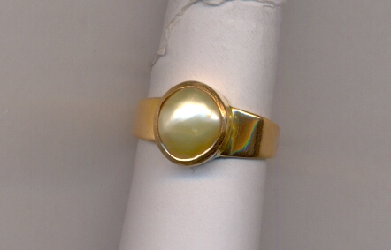 GOLD RING GENTS PLAIN FANCY