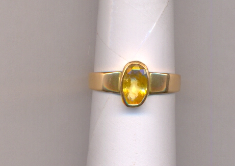 GOLD RING GENTS PLAIN FANCY