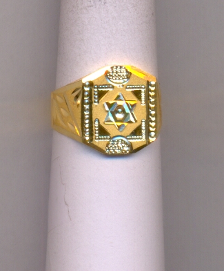 GOLD RING GENTS PLAIN FANCY