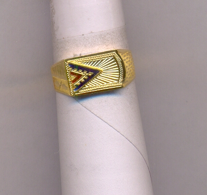 GOLD RING GENTS PLAIN FANCY