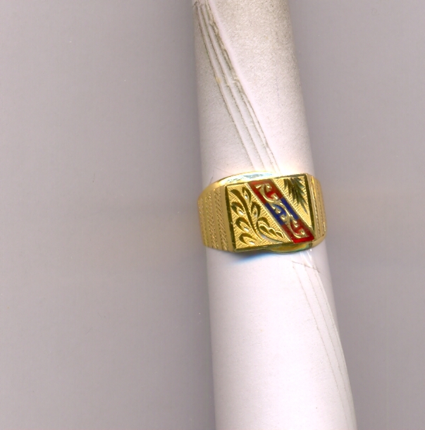 GOLD RING GENTS PLAIN FANCY
