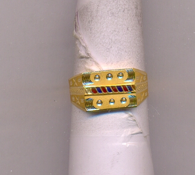 GOLD RING GENTS PLAIN FANCY