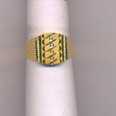 GOLD RING GENTS PLAIN GENERAL