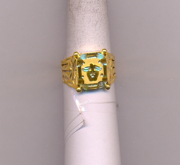 GOLD RING GENTS PLAIN GENERAL