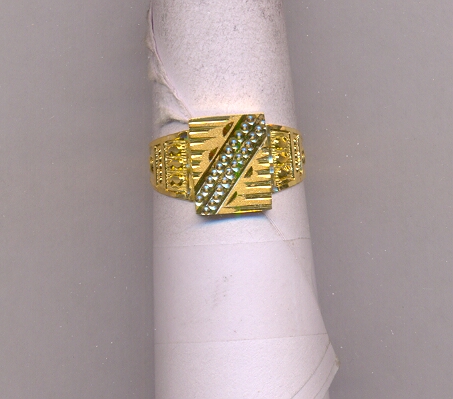 GOLD RING GENTS PLAIN GENERAL