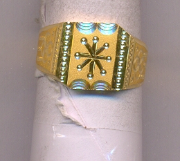 GOLD RING GENTS PLAIN GENERAL