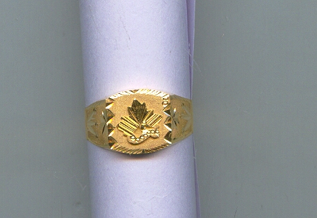 GOLD RING GENTS PLAIN GENERAL