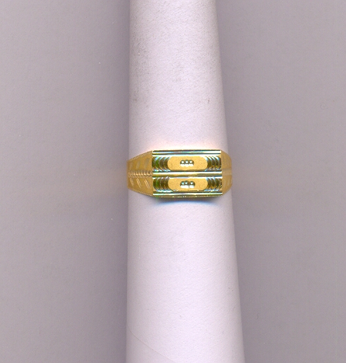 GOLD RING GENTS PLAIN GENERAL
