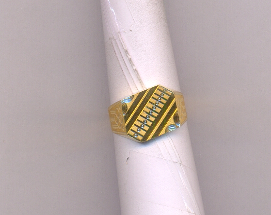 GOLD RING GENTS PLAIN GENERAL