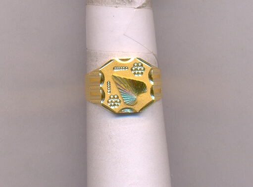 GOLD RING GENTS PLAIN GENERAL