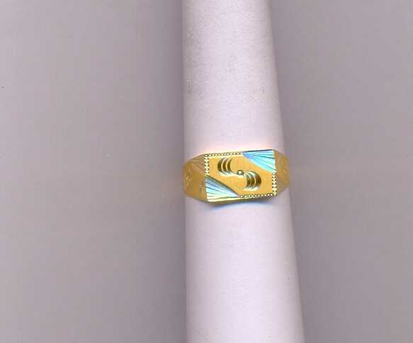 GOLD RING GENTS PLAIN GENERAL