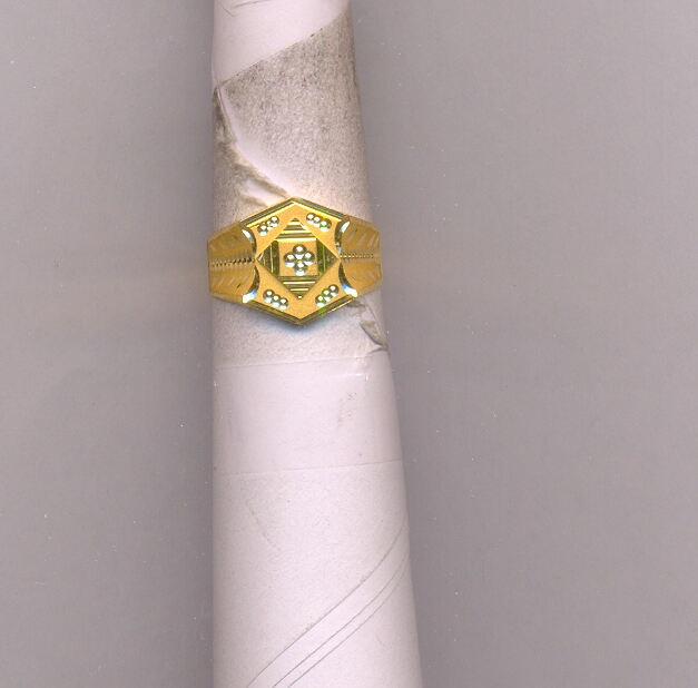 GOLD RING GENTS PLAIN GENERAL