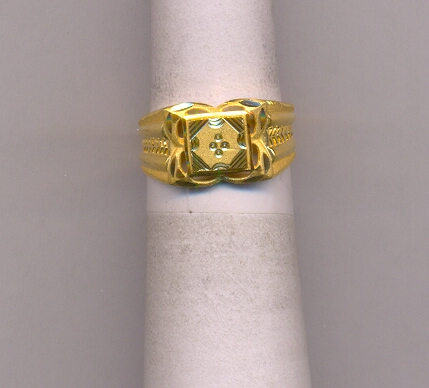 GOLD RING GENTS PLAIN GENERAL