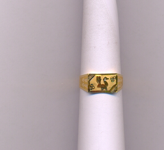 GOLD RING GENTS PLAIN GENERAL