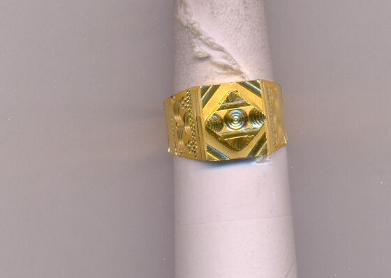 GOLD RING GENTS PLAIN GENERAL