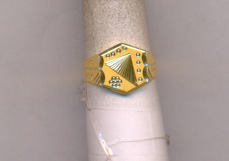 GOLD RING GENTS PLAIN GENERAL