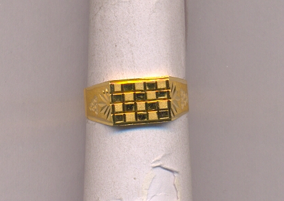 GOLD RING GENTS PLAIN GENERAL
